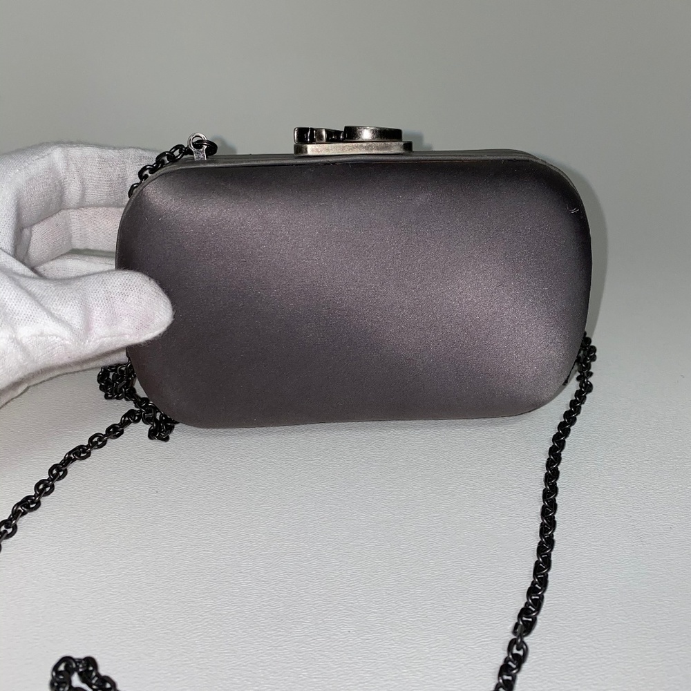 CORTO MOLTEDO Leather/Silk Clutch ITALY